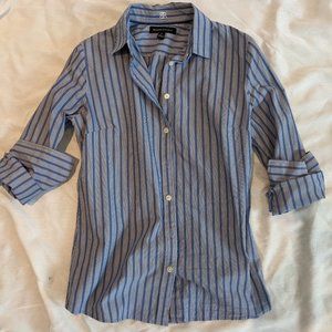 Banana Republic Women's Striped Button-Down Oxford